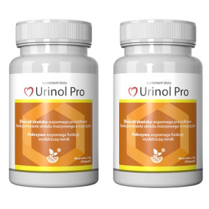 Urinol Pro - Wspiera pracę układu moczowego 2 opakowania