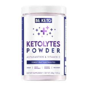 Elektrolity Ketolytes w proszku BeKeto - Różne smaki - 200 g Owoce leśne
