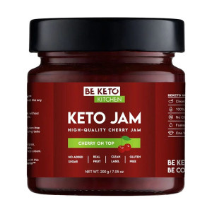 Keto Dżemy od Beketo - Smak bez Kompromisów i Minimalna Ilość Węglowodanów - 200 g Wiśniowy