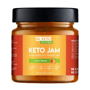 Keto Dżemy od Beketo - Smak bez Kompromisów i Minimalna Ilość Węglowodanów - 200 g Brzoskwiniowy