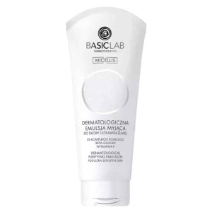 Dermatologiczna emulsja myjąca BASICLAB - Do skóry ultrawrażliwej - 100 ml / 300 ml 100 ml