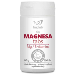 Magnesatabs Finclub - Źródło magnezu i witamin z grupy B - 100 tabletek