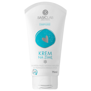 Krem lipidowy na zimę BASICLAB - Ochrona przed wiatrem i mrozem 75 ml