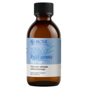 Syrop z pąków sosny BIOLIT - Wspiera zdrowie układu oddechowego - 200 ml