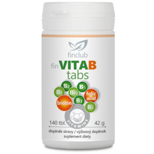 VitaBtabs Finclub - Źródło kwasu foliowego i witamin z grupy B - 140 tabletek