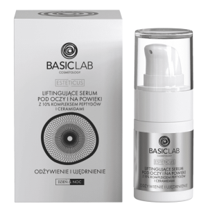 Liftingujące serum pod oczy i na powieki BASICLAB - Ujędrnienie i napięci - 15 ml, 30 ml 15 ml