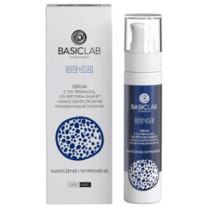 Serum z trehalozą 15% i 10% peptydem BASICLAB - Nawilżenie i Wypełnienie - 30ml, 50ml 50 ml