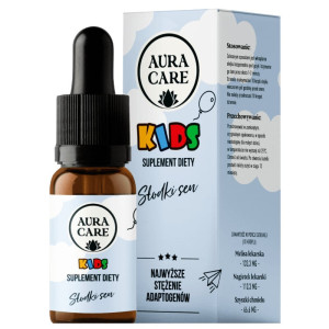 Słodki Sen AURA CARE - Ukojenie i spokojny sen dziecka - 15ml, około 300 kropli