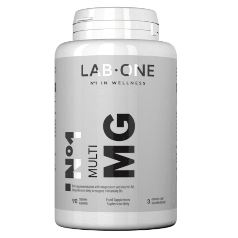 N°1 Multi MG LAB ONE - 4 formy magnezu - 90 kapsułek