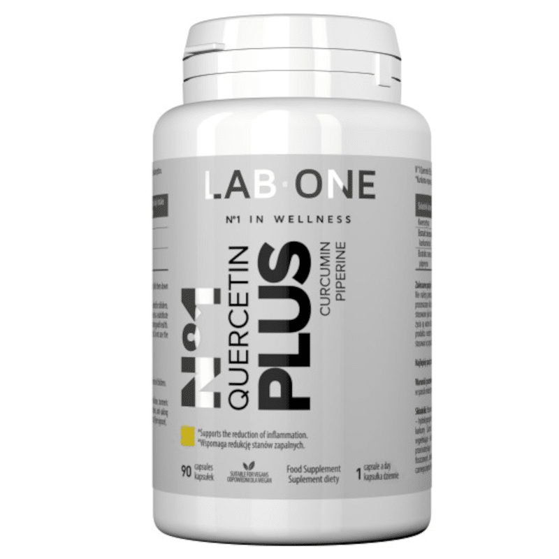 N°1 Quercetin PLUS LAB ONE - Naturalne wsparcie układu odpornościowego - 90 kapsułek