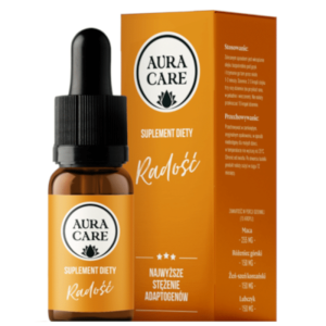 Radość AURA CARE - Naturalne wsparcie dla dobrego samopoczucia - 15ml, około 300 kropli