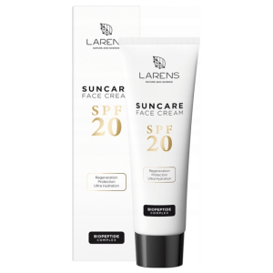 Suncare Face Cream SPF 20 LARENS WellU - Ochronno-regenerujący krem SPF 20 - 50 ml