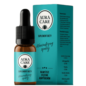 Wewnętrzny spokój AURA CARE - Wsparcie równowagi emocjonalnej - 15ml, około 400 kropli
