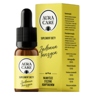 Zadbana tarczyca AURA CARE - Naturalne wsparcie tarczycy - 15ml, około 300 kropli