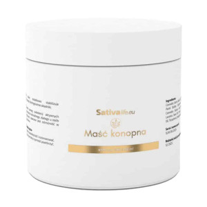 Maść Konopna 1500 mg CBD Sativa Life - Do twarzy i ciała - 50ml, 150ml 150 ml