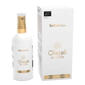 Olejek konopny do ciała 500mg CBD Sativa Life - 100 ml 