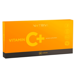 Vitamin C+ NUTRIVI WellU - Witamina C z dodatkiem krzemu, diosminy i hesperydyny - 90 kapsułek