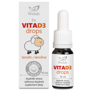VitaD3 drops Finclub - Źródło witaminy D3 - 10 ml