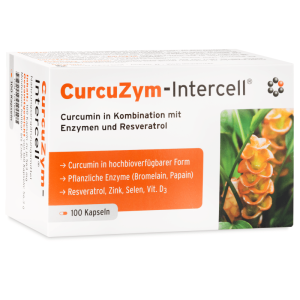 CurcuZym Intercell Mitopharma - Wyciąg z kurkumy - 100 kapsułek