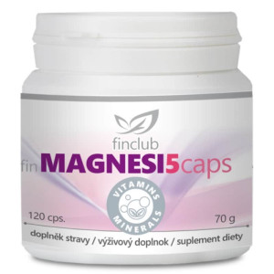 Magnesi5caps Finclub - Pięć form magnezu - 120 kapsułek