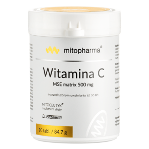 Witamina C MSE matrix Mitopharma - Wsparcie odporności - 90 i 180 tabletek 90 tabletek