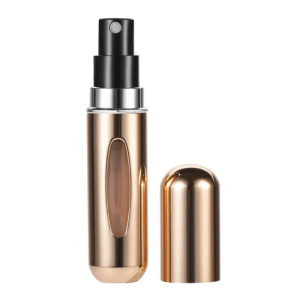 Atomizer podróżny na perfumy - 5ml czarny lub złoty - 1 sztuka Złoty