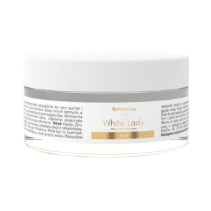 White lady Sativa Life - Maseczka kaolinowa - 75 ml