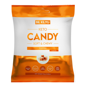 Keto cukierki BeKeto - Tofi, mieszanka owocowa - 70 g Toffi