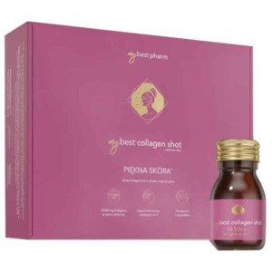 MyBestCollagen Shot MyBestPharm smak tropical glow - 13500 mg kolagenu - 30 buteleczek