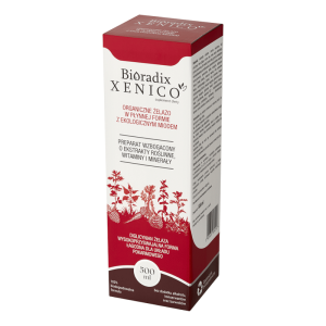 Bioradix Xenico Pharma - Żelazo w płynie z BIO miodem - 500 ml