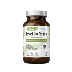 Rhodiola Rosea Biowen - Wsparcie układu trawiennego - 60 kapsułek