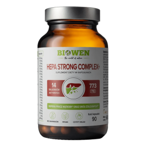 Hepa Strong Complex+ Biowen - Wsparcie wątroby - 90 kapsułek