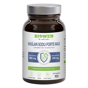 Maślan sodu Forte Max Biowen - 100 kapsułek