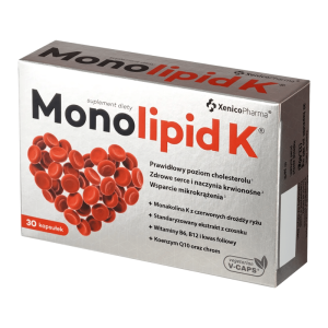 Monolipid K Xenico Pharma - Cholesterol w normie 30 kapsułek