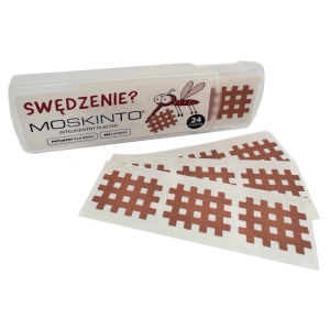 Moskinto Moskito Guard - Plastry na skórę łagodzące swędzenie po ukąszeniu komarów - 24 sztuki