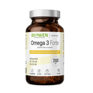 Omega 3 Forte Biowen - Wsparcie zdrowia - 90 kapsułek
