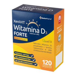 XeniVIT Witamina D 4000 Xenico Pharma 120 kapsułek