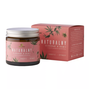 Naturalny dezodorant HempKing - Dezodorant konopny z CBD - 65 g w kremie w 2 zapachach Grejpfrut i pomarańcza