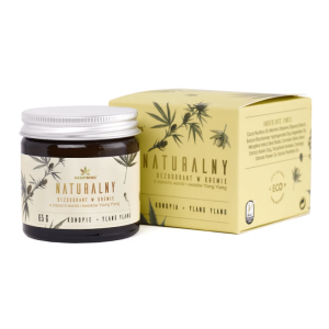 Naturalny dezodorant HempKing - Dezodorant konopny z CBD - 65 g w kremie w 2 zapachach Wanilia i Ylang-Ylang
