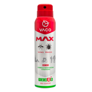 MAX Vaco - Spray na komary, kleszcze, meszki z panthenolem i deet 30% - 100ml
