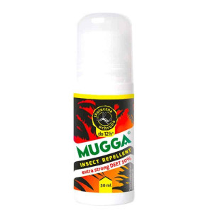Mugga STRONG Roll-on - Mleczko 50% DEET na komary i kleszcze - 50 ml