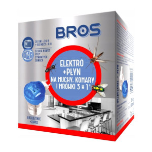 Bros Elektro + płyn na komary - 1x płyn i 1x maszynka