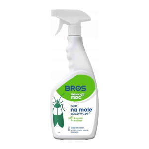 Bros Płyn na mole spożywcze Zielona Moc - Naturalna ochrona przed szkodnikami kuchennymi - 500 ml