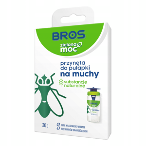 Bros Zielona Moc Przynęta do pułapki na muchy - Silny środek wabiący - 30 g