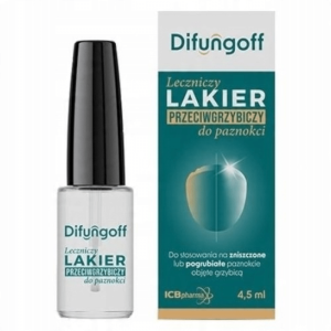 Difungoff - Leczniczy lakier przeciwgrzybiczy do paznokci - 4,5 ml