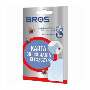 Bros Karta do usuwania kleszczy - 1 sztuka