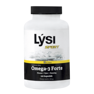 Lysi Sport Omega-3 Forte - Pozyskiwany z dziko żyjących ryb - 120 kapsułek