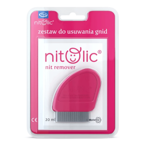 Pipi Nitolic zestaw do usuwania gnid - Spray i grzebień do usuwania gnid