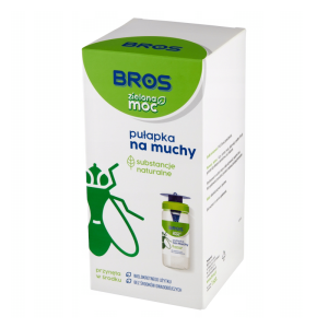 Bros Zielona Moc Pułapka na muchy - Naturalna metoda na uciążliwe owady - 1 sztuka