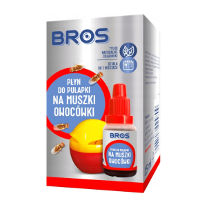 Bros Płyn do pułapki na muszki owocówki - Przynęta do zwalczania uciążliwych owadów - 15 ml